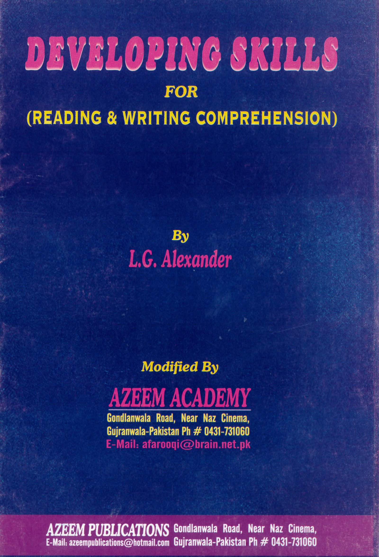 Developing Skills for Reading & Writing Comprehension by Dr Muhammad Azeem Farooqi — Free Download